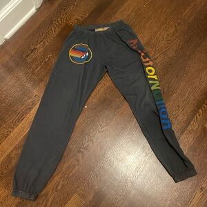AVIATOR NATION SWEATPANTS - CHARCOAL